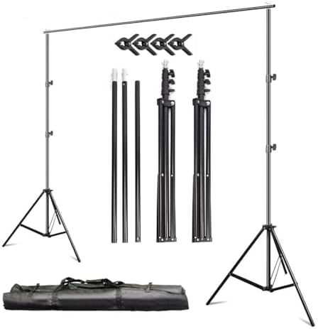 Alternative view of 2x2 metre fon standı taşınabilir background stand Backdrop Stand ayarlanabilir demir tag