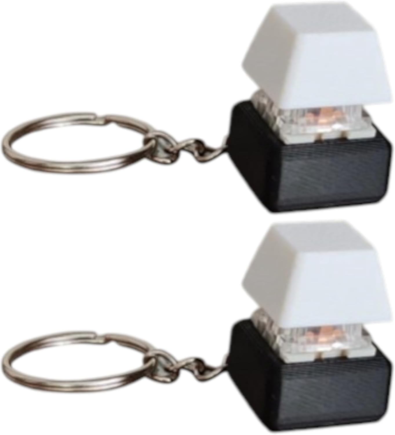 Alternative view of 2 Adet Blue Switch Tuş Anahtarlık – Tıklamalı Mekanik Tuşlu Atıcı Anahtarlık, Siyah, Çanta & Cüzdan Charm Aksesuar