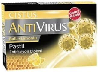 Alternative view of Cistus Antivirus Ballı Limonlu Pastil, Enfeksiyon Blokeri, 10'lu 12 Adet
