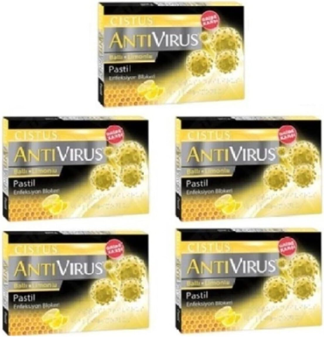 Alternative view of Cistus Antivirus Ballı Limonlu Pastil, 5 Kutu