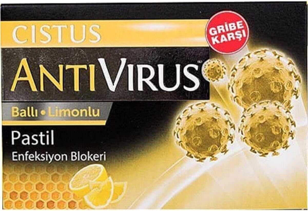 Cistus Antivirus Bal Limonlu Pastil, 10 Adet