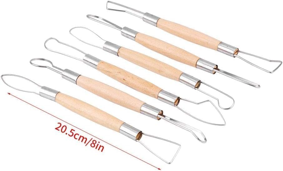 500 gr TerraCotta/Kırmızı Hava ile Kuruyan Seramik Kil + 15 Parça Modelaj ve Şekillendirme Alet Seti – Çömlek ve Heykel Başlangıç Seti (terracotta/kırmızı)