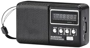 Alternative view of Bluetooth FM Kablosuz Hoparlör, USB-TF Kart-AUX Girişli, TWS Destekli, Taşınabilir Mini Radyo SB38 (SİYAH)