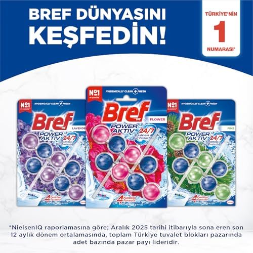 WC Power Aktiv Çiçek Kokulu 2'li Klozet Temizleme Topları 1 x 2 Adet, Çiçek 2, İkili