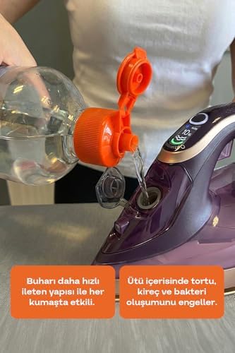 Alternative view of Distile Edilmiş Saf Ütü Suyu 2 Adet 500 ml - Ütü, Buhar Kazanlı Ütü ve Kırışık Giderici Ütüler Için