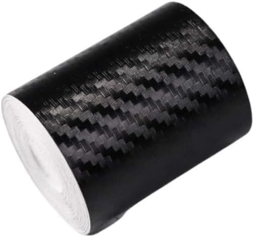Siyah Karbon Fiber Folyo Şerit, Dekoratif Kaplama Bandı, 7 cm x 3 Metre