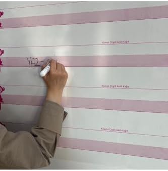Kılavuz Çizgili Akıllı Kağıt Yazı Tahtası Duvarda Iz Bırakmaz Statik Yeni Müfredata Uygun 100X56Cm