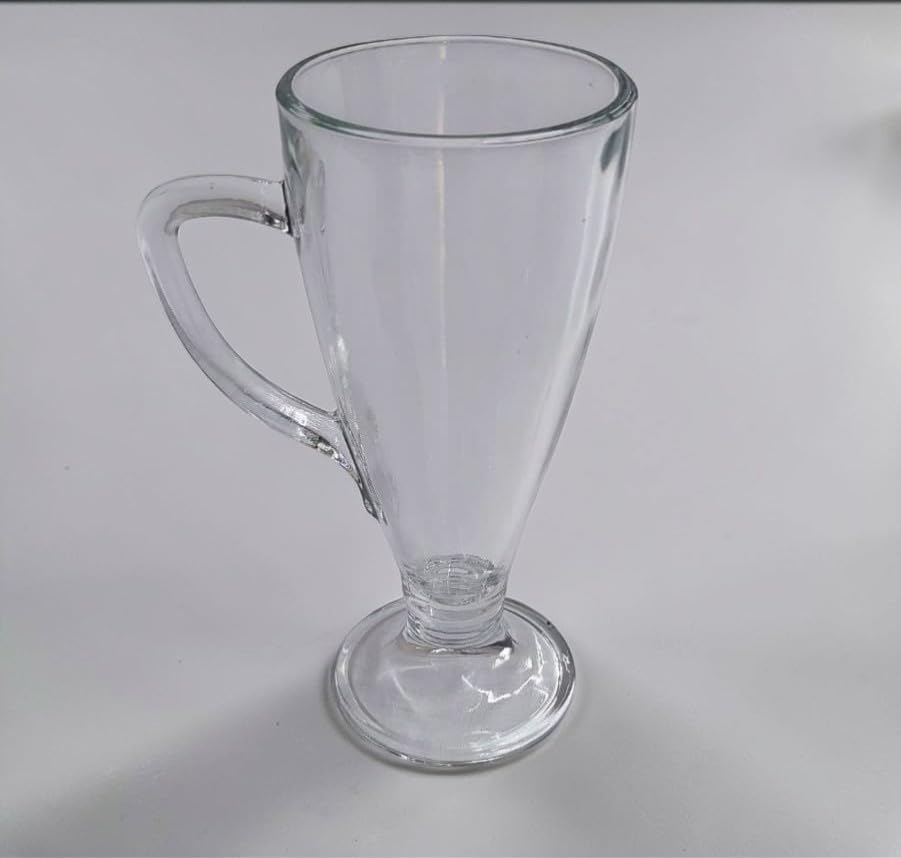 Alternative view of 2 Adet Cam Bardağı Kulplu Cam Kahve Bardağı 300 ml