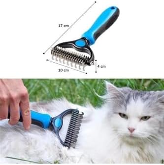 Alternative view of Plastik Saplı Metal Kedi Köpek Bakım Kıtık Tüy Topak Açıcı Tarak