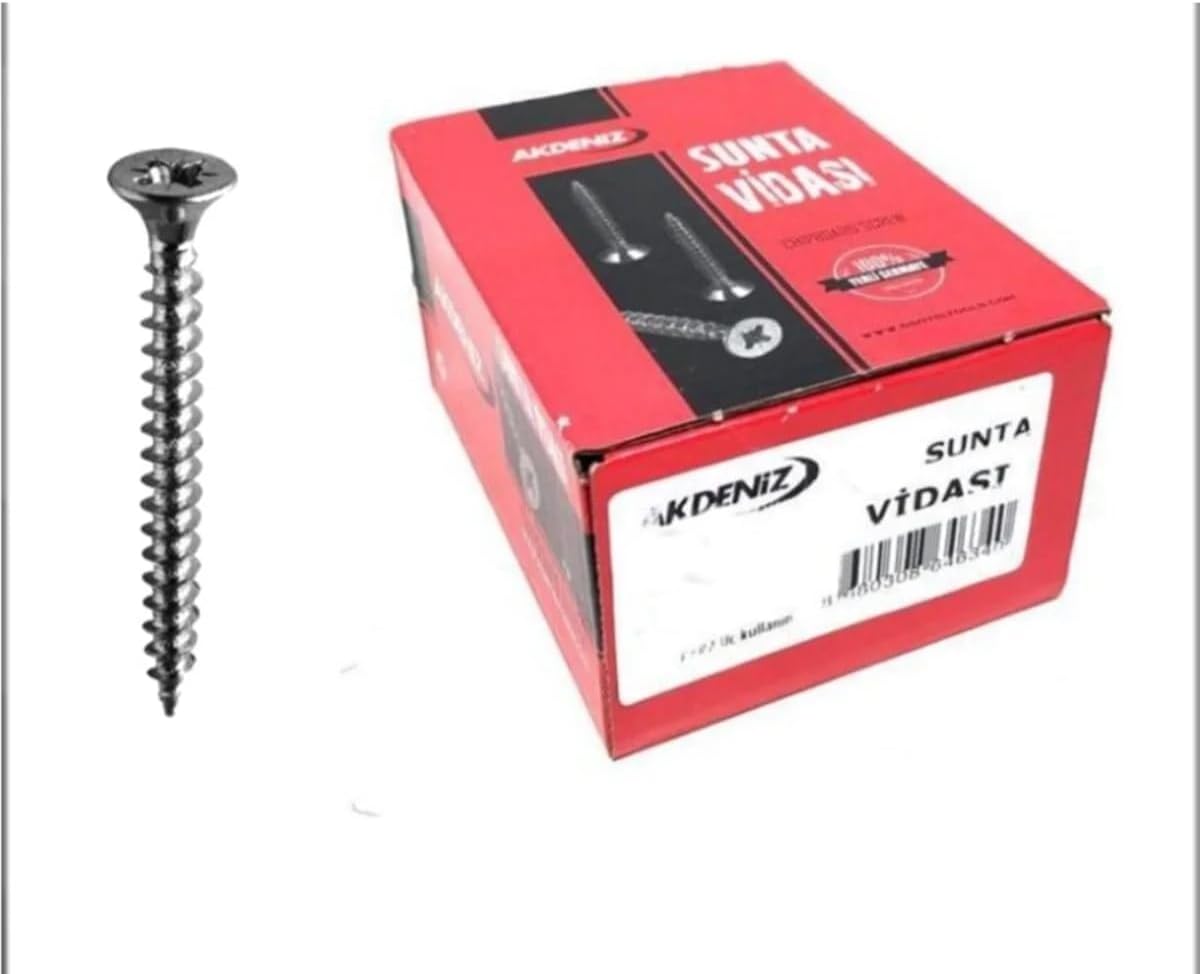 Akdeniz 6x80Sunta Vidası 100 adet