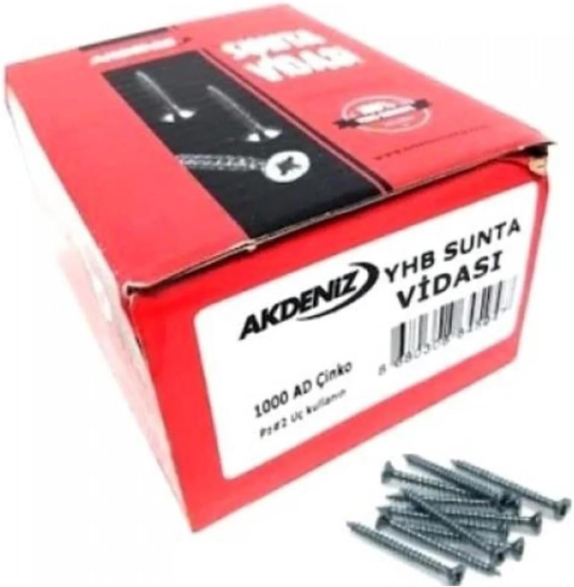 Alternative view of Akdeniz 4x40 Sunta Vidası 500 Lü Paket