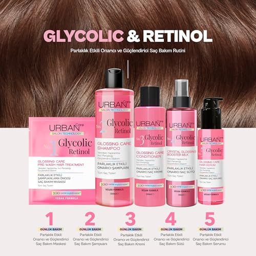 Alternative view of Glycolic Retinol Parlaklık Etkili Duş Öncesi Saç Bakım Maskesi-50ml-Gloss