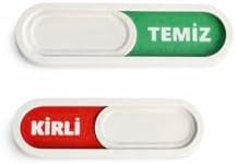 Alternative view of Temiz Kirli Göstergesi Manyetik Magnet – Bulaşık Makinesi İçin Kaydırmalı İşaretleyici