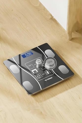 Alternative view of Akıllı Bluetooth Tartı | Vücut Analizli Dijital Baskül – 180 kg, LCD Ekran, Mobil Uyumlu