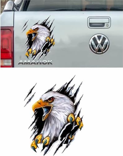 Usta Kartal Vahşi Pençe Karakartal Araba Oto Motosiklet 00045 Renkli 12x9 Cm