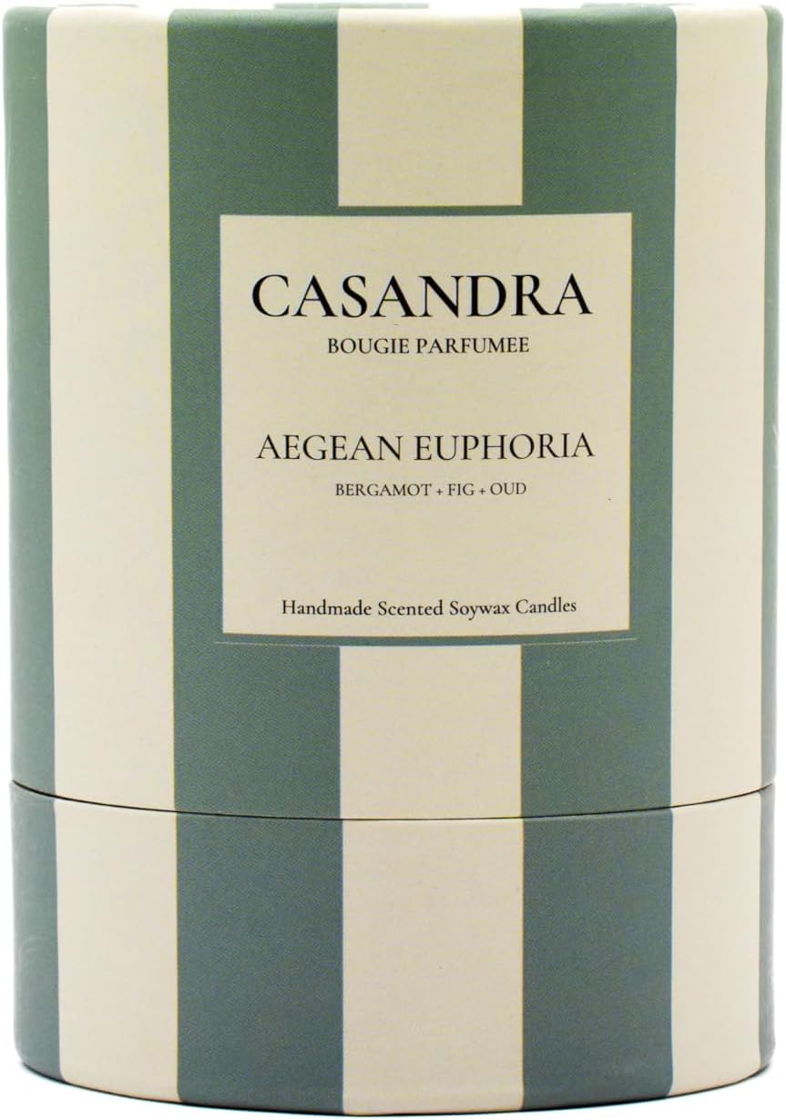 Alternative view of Casandra Aegean Euphoria Soya Mum – Bergamot & Incir & Ud Kokulu Dekoratif Aromaterapi Mum