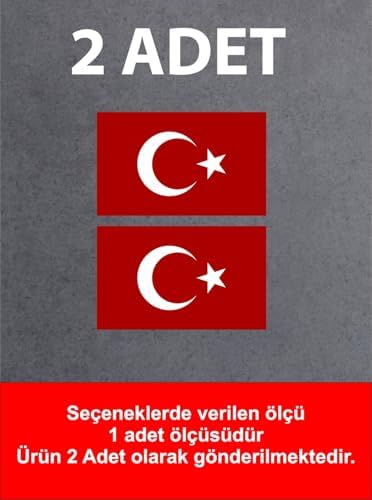 Alternative view of Usta Türk Bayrağı Ay Yıldız Bayrak Araba Oto Motosiklet Karavan 00068 Renkli 10x5,5 Cm