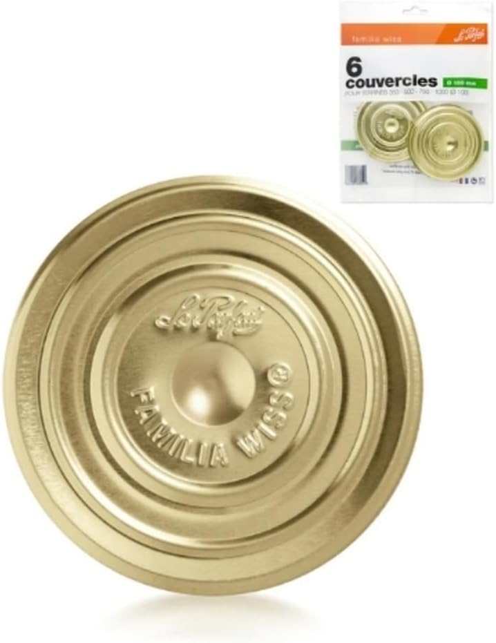 Alternative view of Le Parfait Familia Vidalı Metal Kavanoz Kapağı (6'lı Paket 10cm Çap)