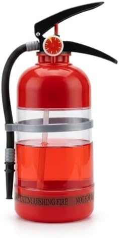 Yangın Söndürücü Tasarımlı İçecek Dispenseri – 2 Litre Kokteyl ve İçecek Dağıtıcı, Parti ve Bar Kullanımı için Eğlenceli İçecek Servis Makinesi