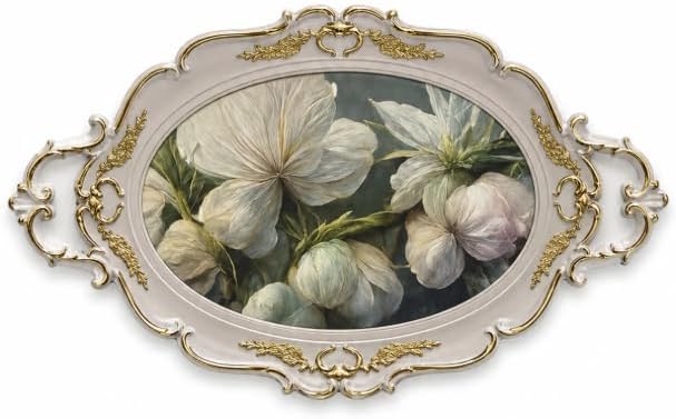 Alternative view of Hürrem Lüx Sunum Tepsisi | Saray Bahçesi - Dekoratif Servis Tepsisi | 48x28 cm