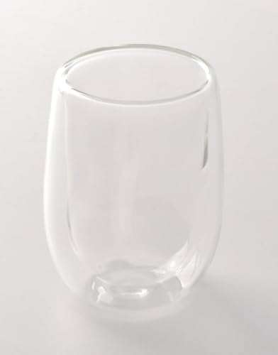 Alternative view of Çift Cidarlı Borosilikat Cam Kupa, Şeffaf, 350ml, Kulpsuz,