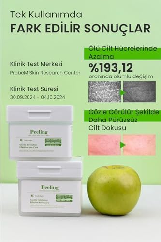 Alternative view of Dermal Elma Özlü Peeling Tonik Pedi, Gözenek Temizleyici ve Aydınlatıcı, 8 Adet