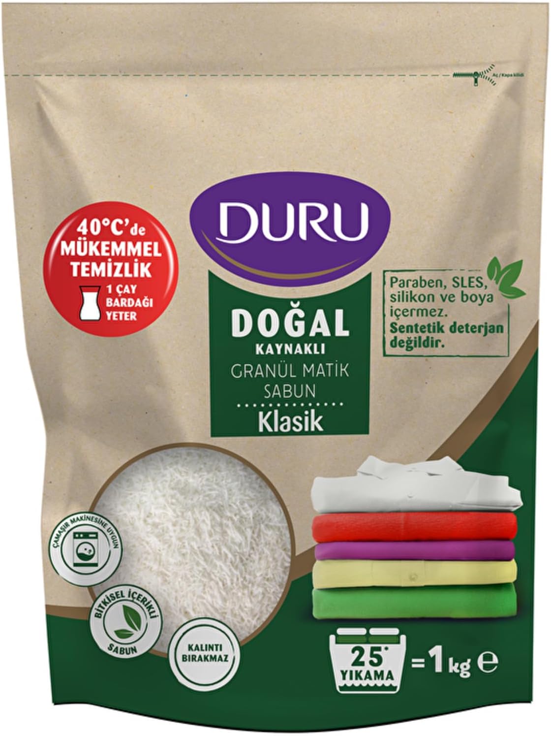 Alternative view of 2 ADET Granül Matik Sabun Klasik 1000 g, Dilek13242710