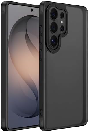 Galaxy S26 Ultra için Basic Serisi Yükseltilmiş Lens Çerçeveli Ultra Güçlü Darbeye Dayanıklı Yumuşak Silikon Mat Kılıf