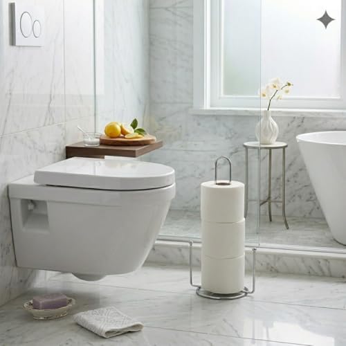 Metal Kağıt Havluluk ve Peçetelik Standı – Mutfak ve Banyo için Rulo Havlu Tutucu, Tezgah Üstü Kağıt Havlu ve Peçete Organizer