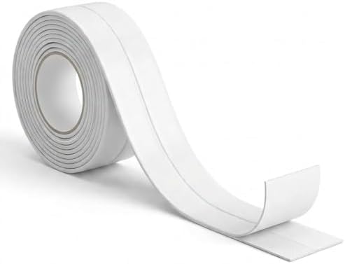 Alternative view of Su Sızdırmaz Kenar Bandı, Beyaz, PVC, 3.2m, Mutfak ve Banyo için Yapışkanlı Sızdırmazlık Şeridi