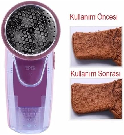 Şarjlı Tiftik ve Kazak Tüy Temizleme Makinesi, 15cm Yükseklik, Taşınabilir Tüy Toplayıcı