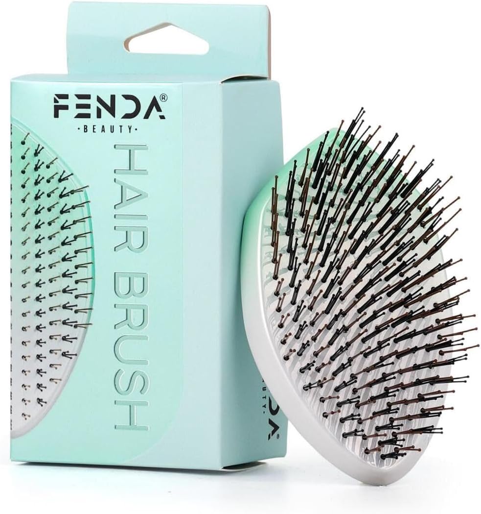 Alternative view of Fenda Profesyonel 4 Pinli Oval Yeşil Saç Fırçası