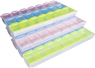 Alternative view of Gaman 21 Bölmeli İlaç Saklama Kutusu Mini Organizer Kutu - Mini Boncuk Ayrıştırma Kutusu