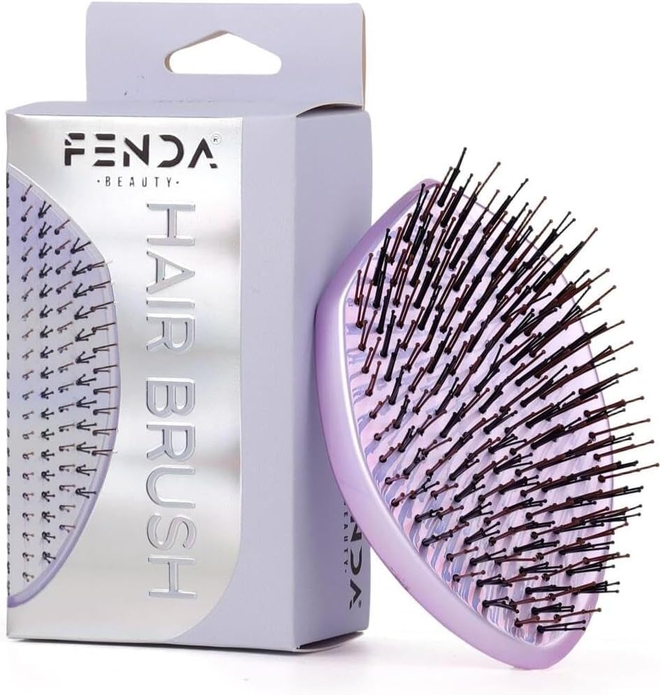 Alternative view of Fenda Profesyonel 4 Pinli Oval Mor Saç Fırçası