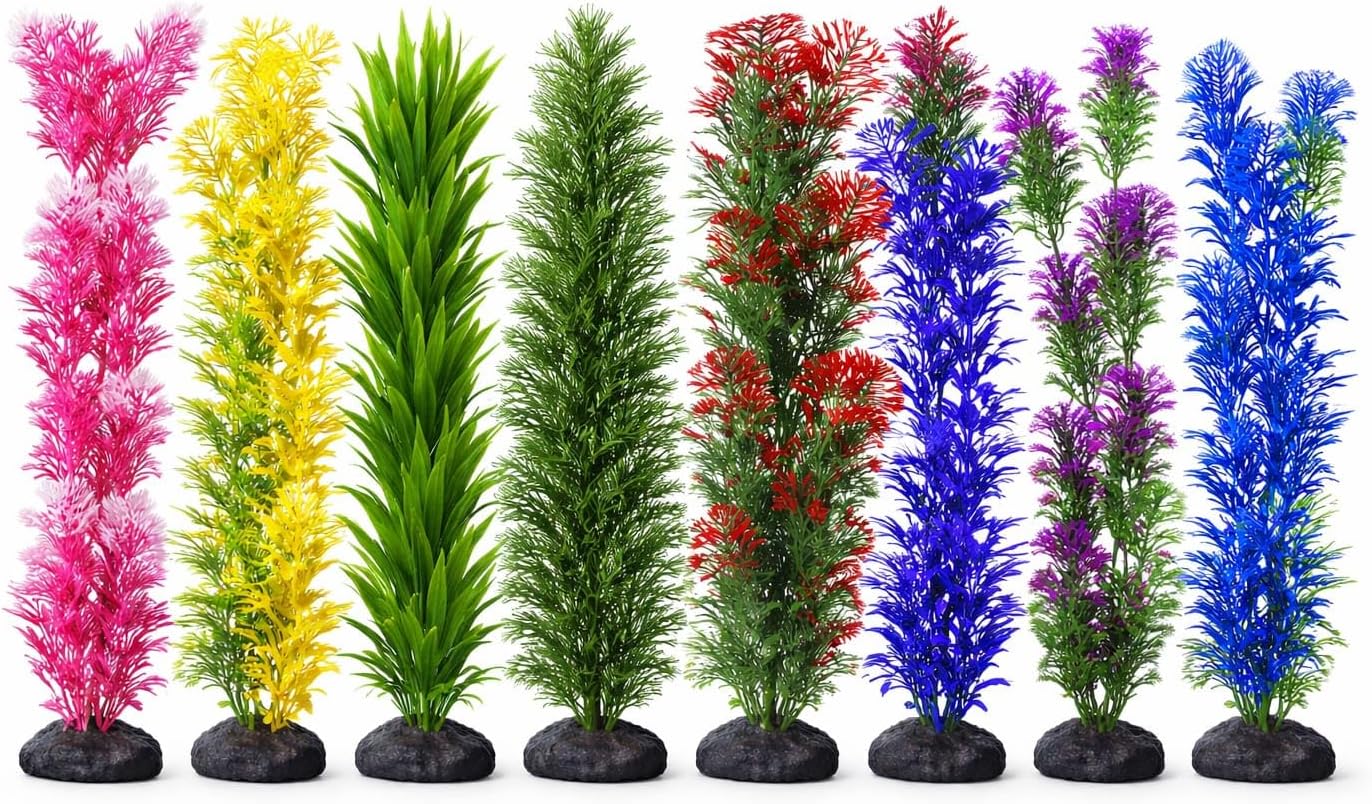 3'lü Plastik Akvaryum Bitkisi 35 cm
