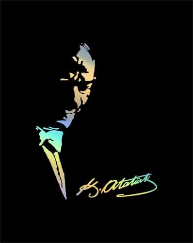 Usta Atatürk ve Imza 00627 Hologram 20x15 Cm
