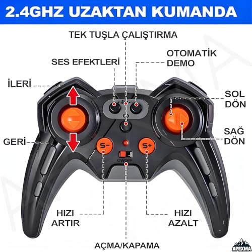 Alternative view of 2.4GHz Uzaktan Kumandalı Konteynerlı Tır Sesli Işıklı Şarjlı Metal Kabin Oyuncak Dorseli Tır