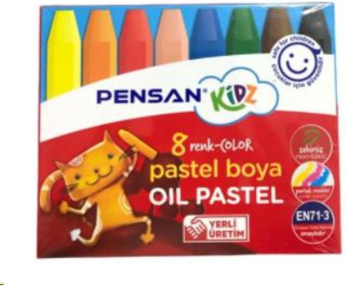 Alternative view of Kidz Pastel Boya, 8 Renk, Çocuklar İçin