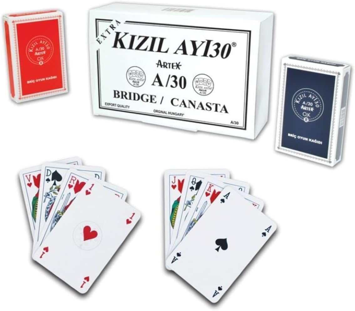 Alternative view of Star Okey Oyun Kağıdı Kızıl Ay/30, Bridge Canasta Kağıdı