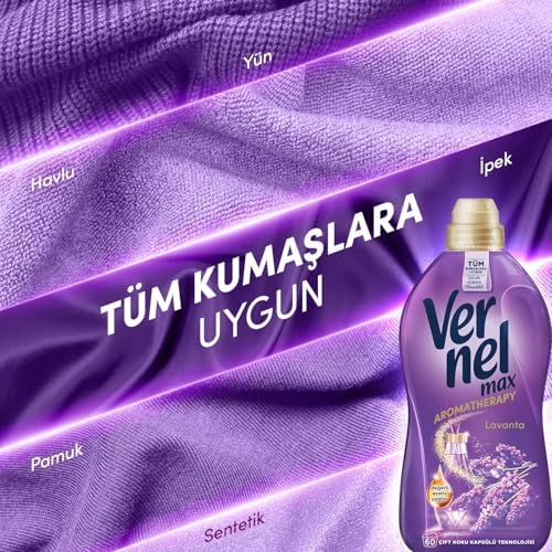 Alternative view of Vernel Max Taze Lavanta Kokulu 60 Yıkama Konsantre Çamaşır Yumuşatıcısı (1 x 1440 mL)