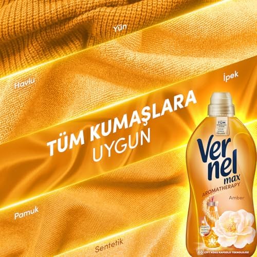 Vernel Max Kokulu 60 Yıkama Konsantre Çamaşır Yumuşatıcısı (1 x 1440 mL)
