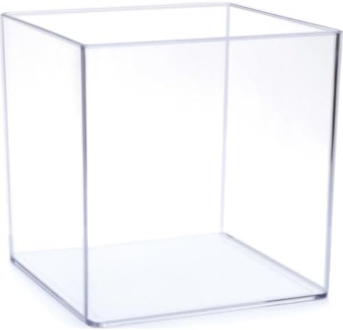 Stok Seramik Betta Kabı 8 Lt. 20x20x20 Cm. Beta Fanusu Karides