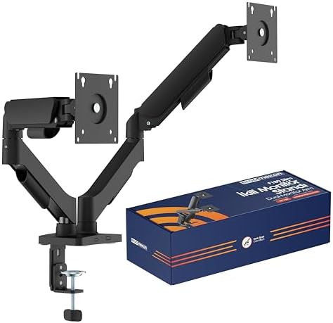 Alternative view of F180 Slim 17-32” ikili Monitör Standı Siyah (Maks: 9kg)
