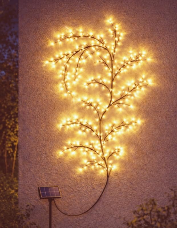 Alternative view of 144 Led Güneş Enerjili Dekoratif Sihirli Ağaç Ledi 8 Animasyonlu Organizasyon ve Hobi Bahçesi Ledi