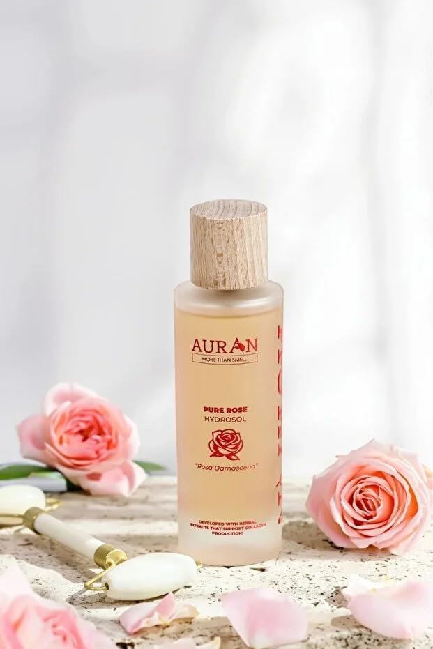 Alternative view of AURAN Saf Gül Hidrosolü, Pure Rose Hydrosol, Rosa Damascena, Cilt Bakım Toniği, 100ml