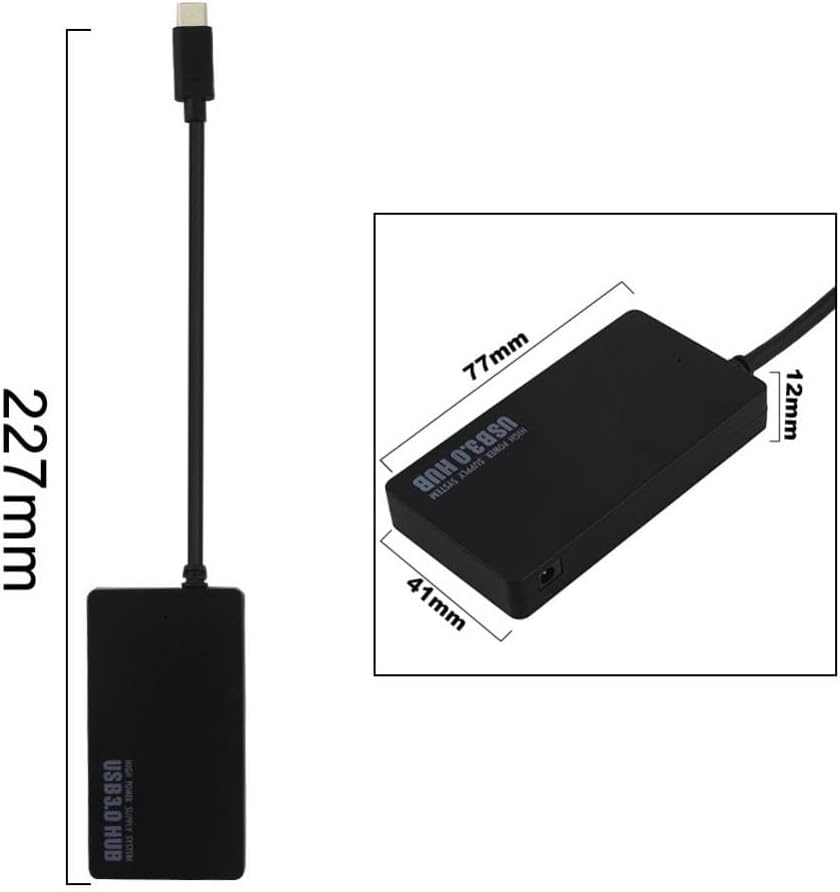 Alternative view of 5648 Type C Usb 3.1 4 Port USB 3.0 2.0 Hub Çoğaltıcı Çoklayıcı Dönüştürücü Switch