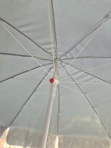 PLAJ ŞEMSİYESİ GRİ 200 CM 10 TELLİ
