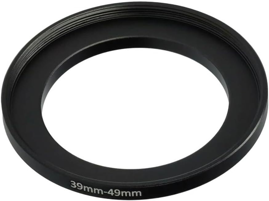 39mm – 49mm -Up Ring Adaptör – 39mm Lens için 49mm Filtre Dönüştürücü Halka (UV, CPL, ND Filtre Uyumlu)