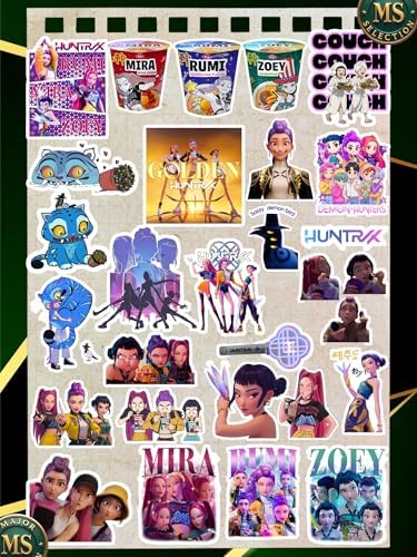 Kpop Hunter Set -2– 27’li | 3-5 cm | Suya Dayanıklı, Araba–Laptop–Defter Etiketleri