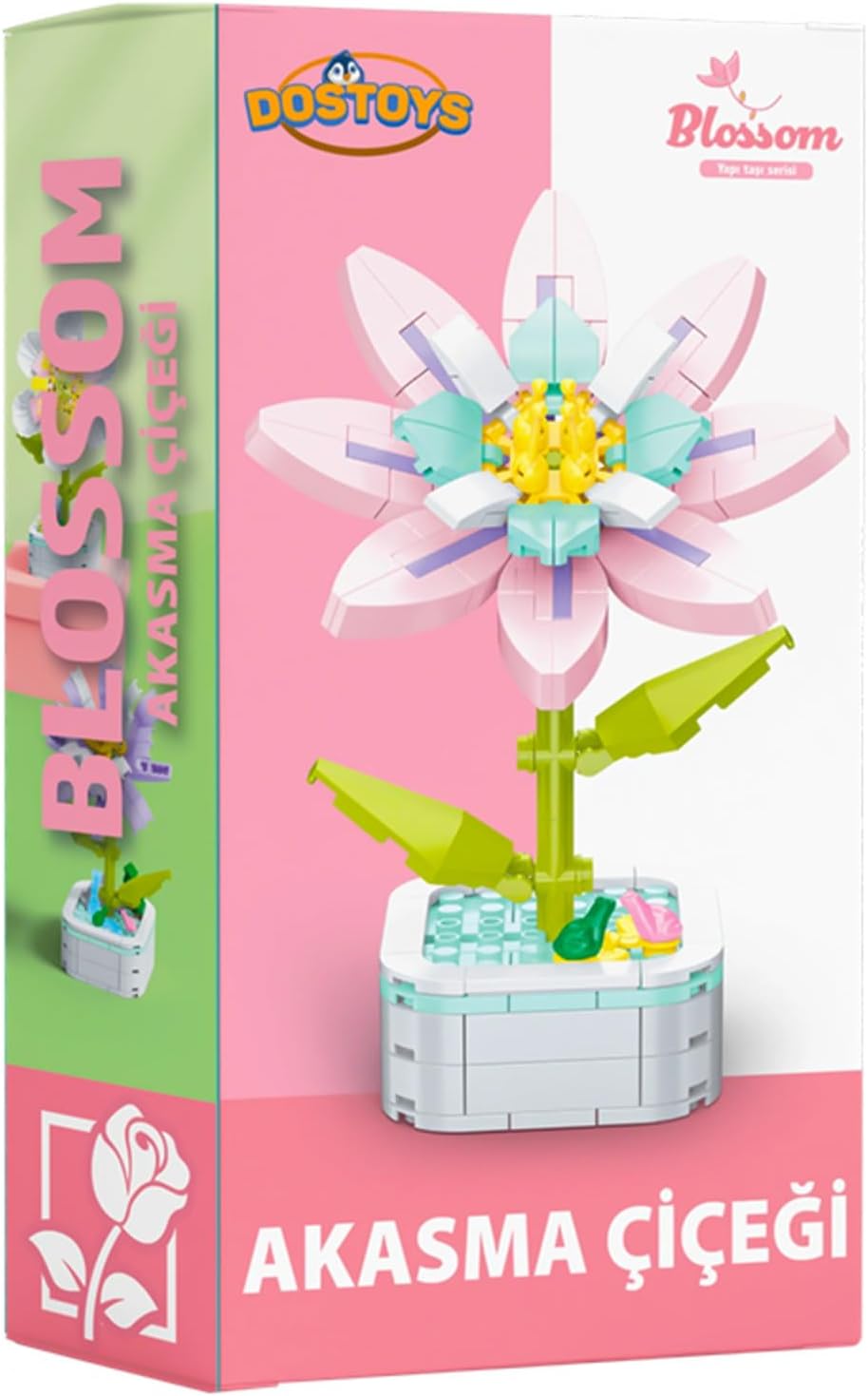 Alternative view of MINISO Yapı Taşı Serisi Çiçek Yapım Seti Akasma Çiçeği, 13128.810485